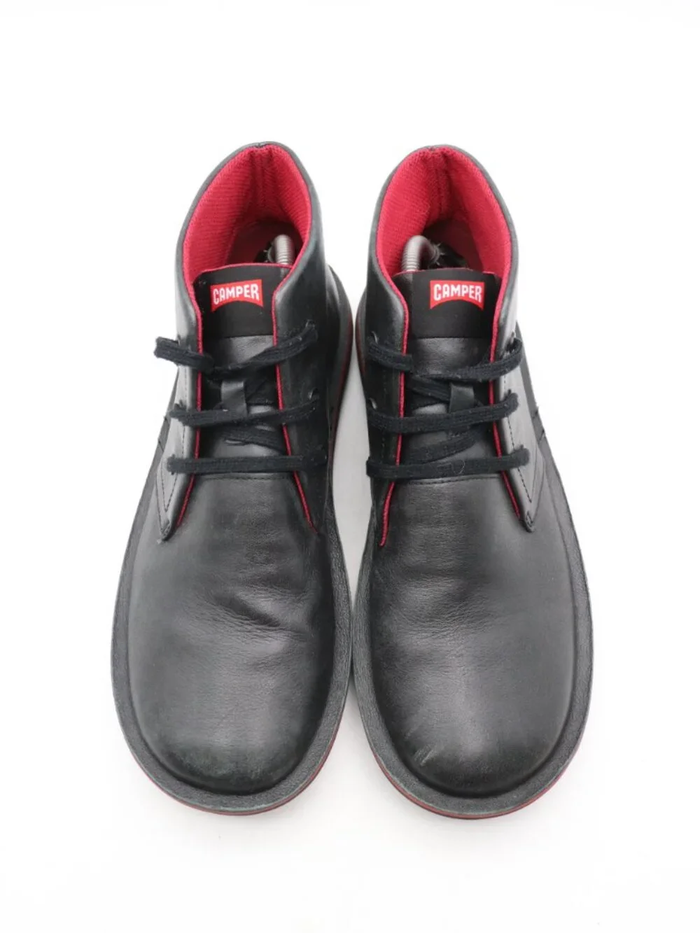 Camper Beetle Men's Size EU 43 Black Leather Ankle Boots Lace Up 36530-008